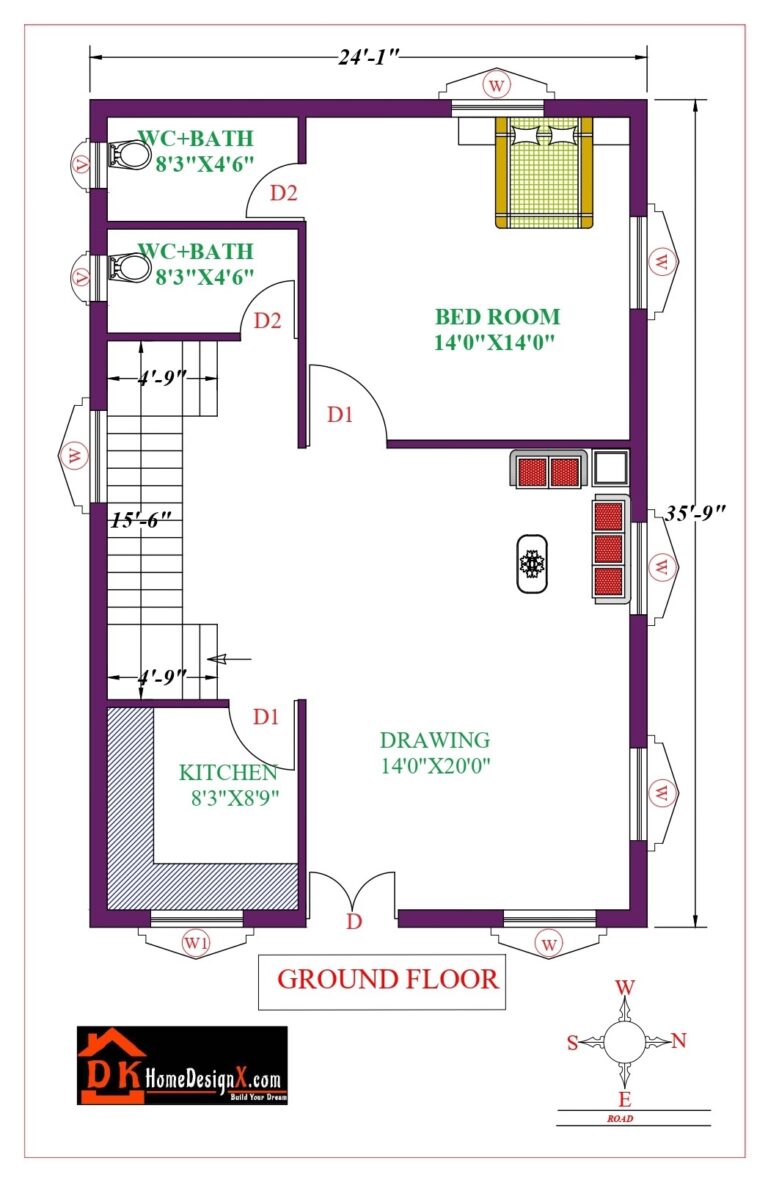 24X36 Modern House Design DK Home DesignX