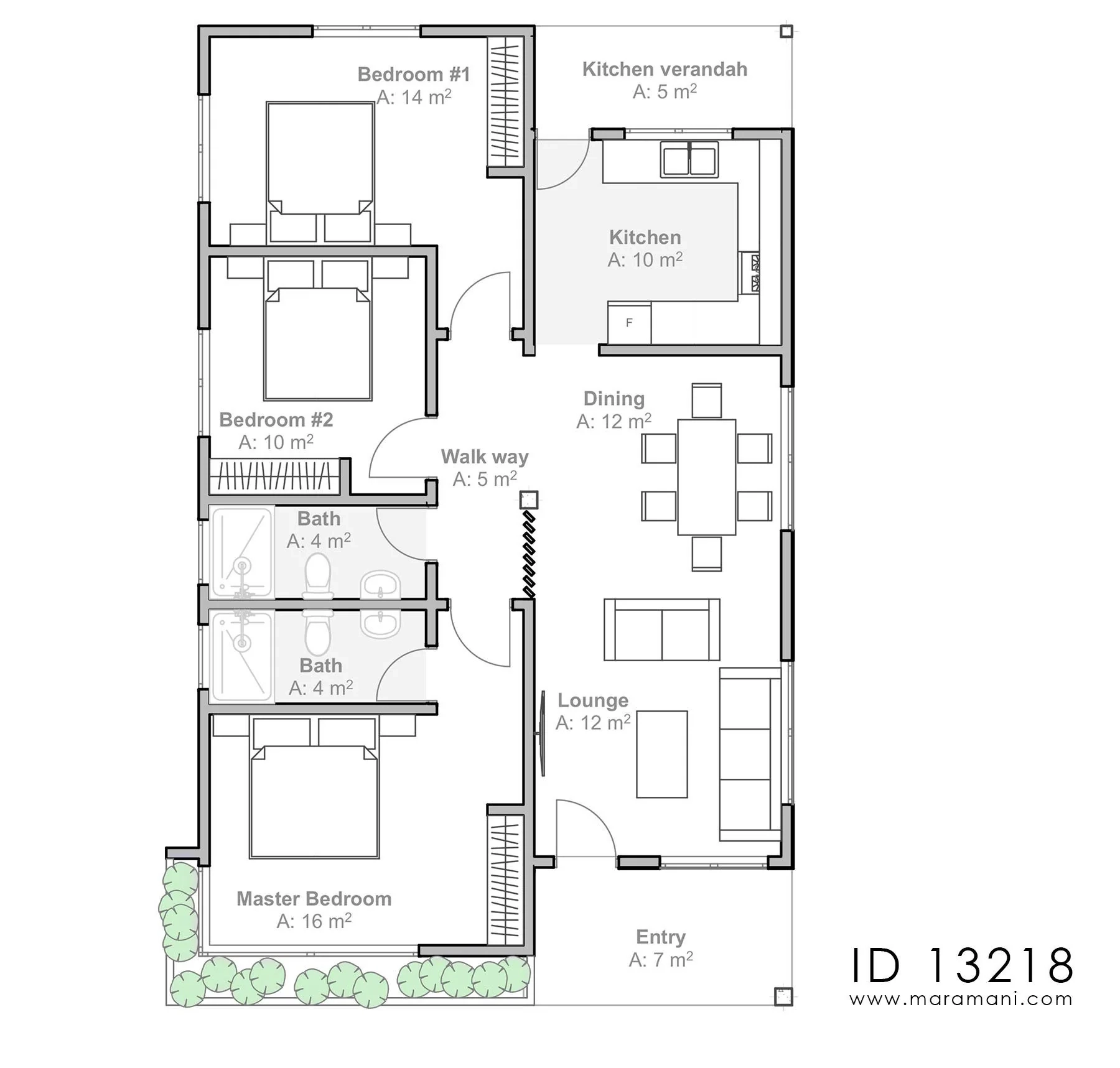 House Plan 3 Bedroom