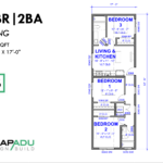 3 Bedroom Tiny House Plans Narrow Design Under 900 Sq Ft