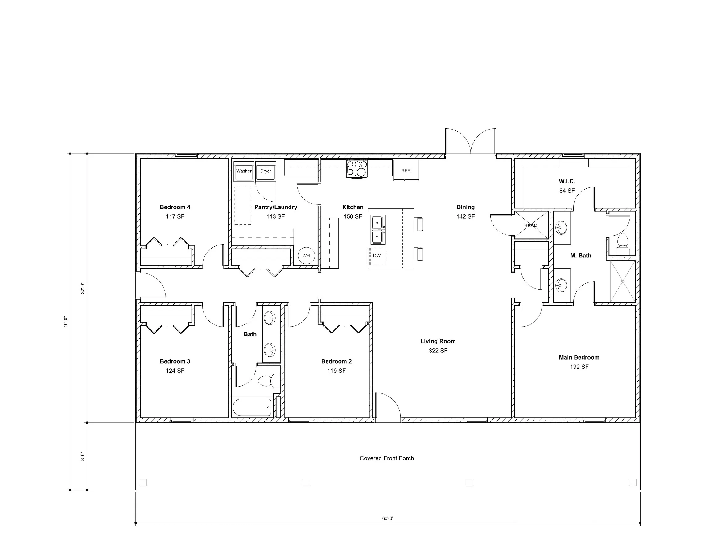 Shop House Plans 4 Bedroom