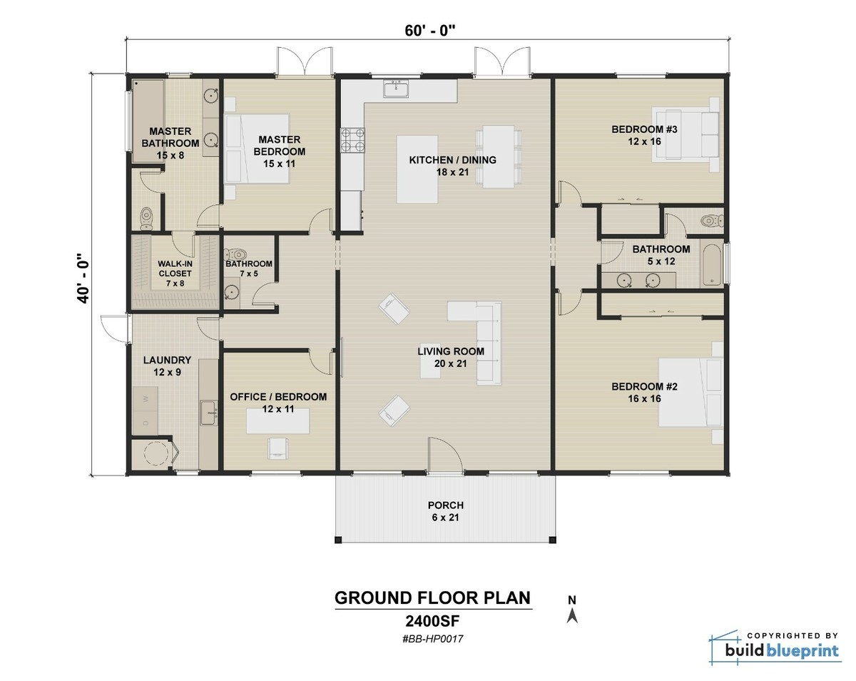 Free Four Bedroom House Plans