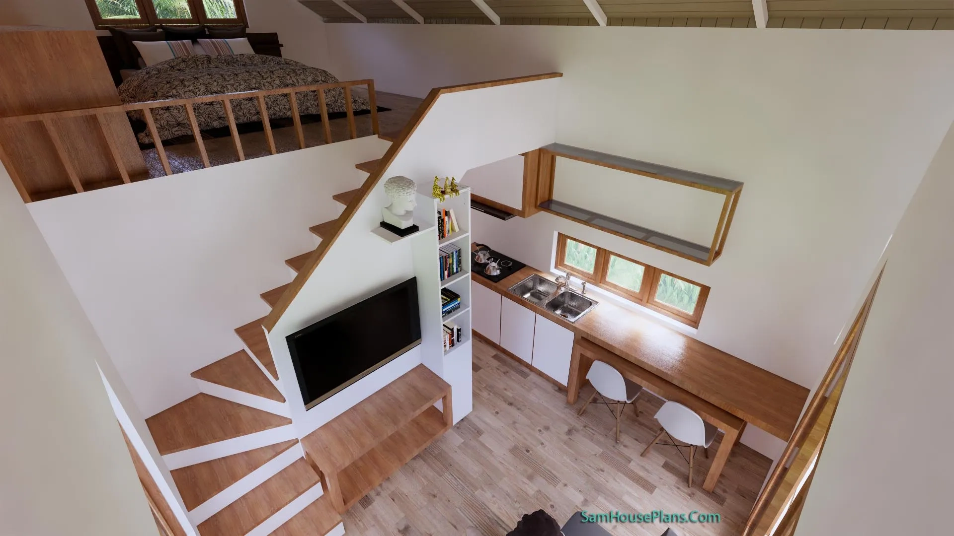 Small House Plans With Loft Bedroom