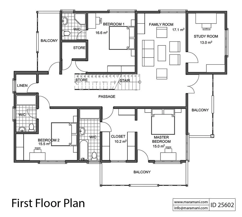 Simple 5 Bedroom House Plans