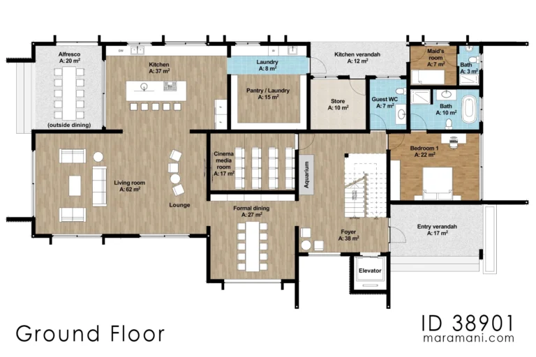 8 Bedroom Contemporary Modern Mansion ID 38901 House Plan Maramani
