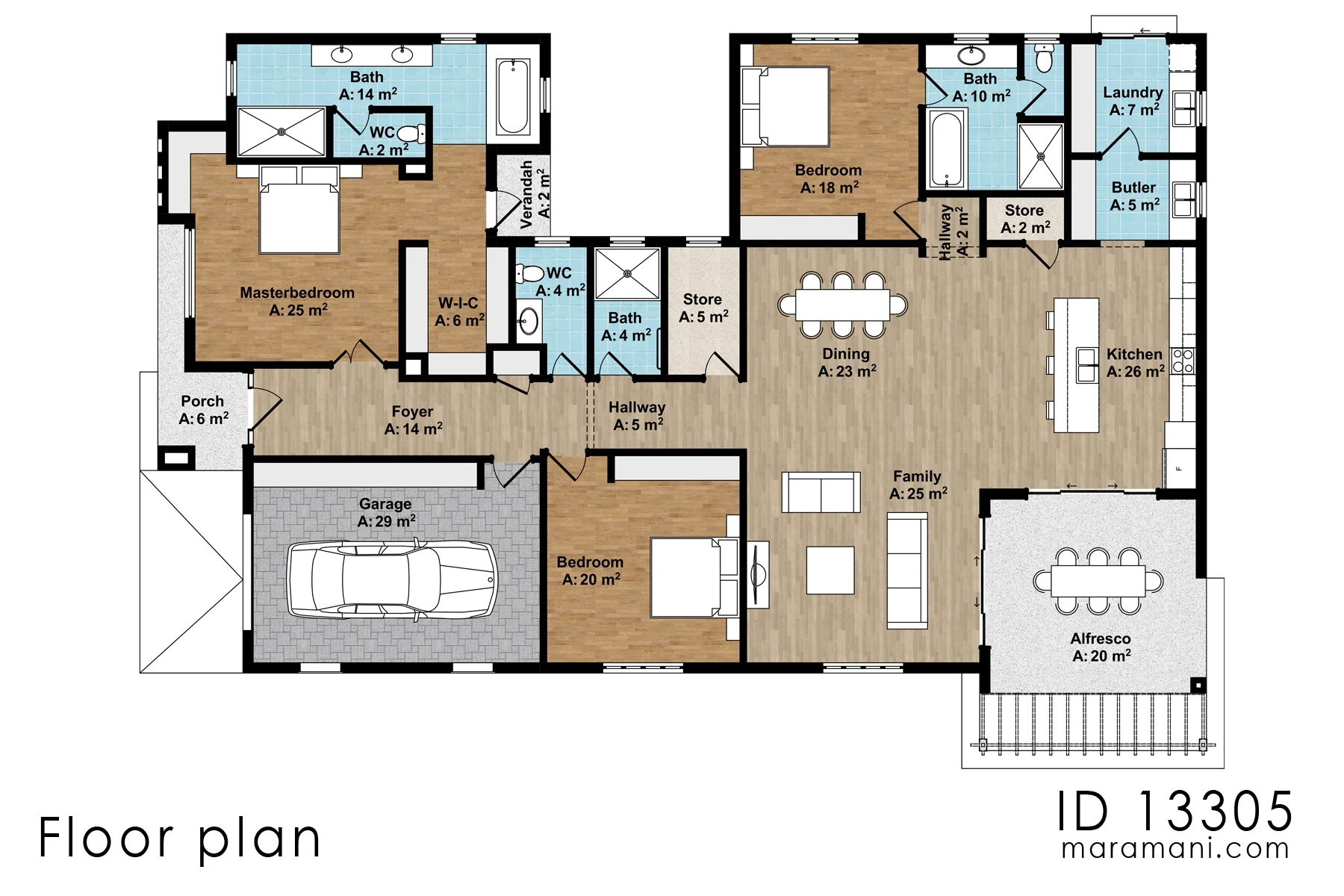 3 Bedroom House Plan Designs