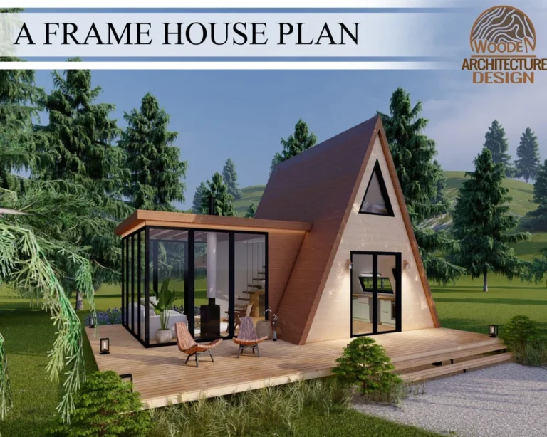 A Frame Cabin House Plan 1 Bedroom 1 Bathroom With Sunroom 807 Sq ft 29 x 25 75 0 Sq mt 9 0m X 7 7m digital Downloading Files Etsy