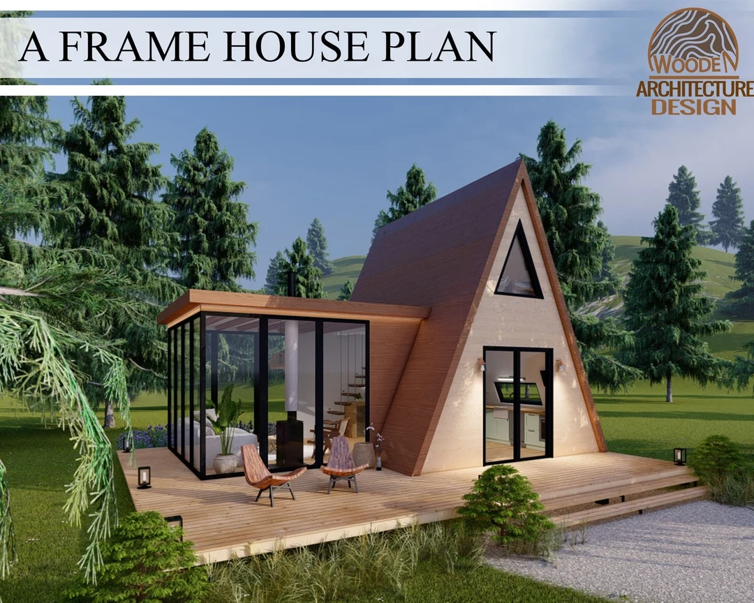 1 Bedroom A Frame House Plans