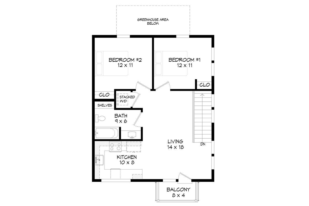 Guest House Plans 2 Bedroom