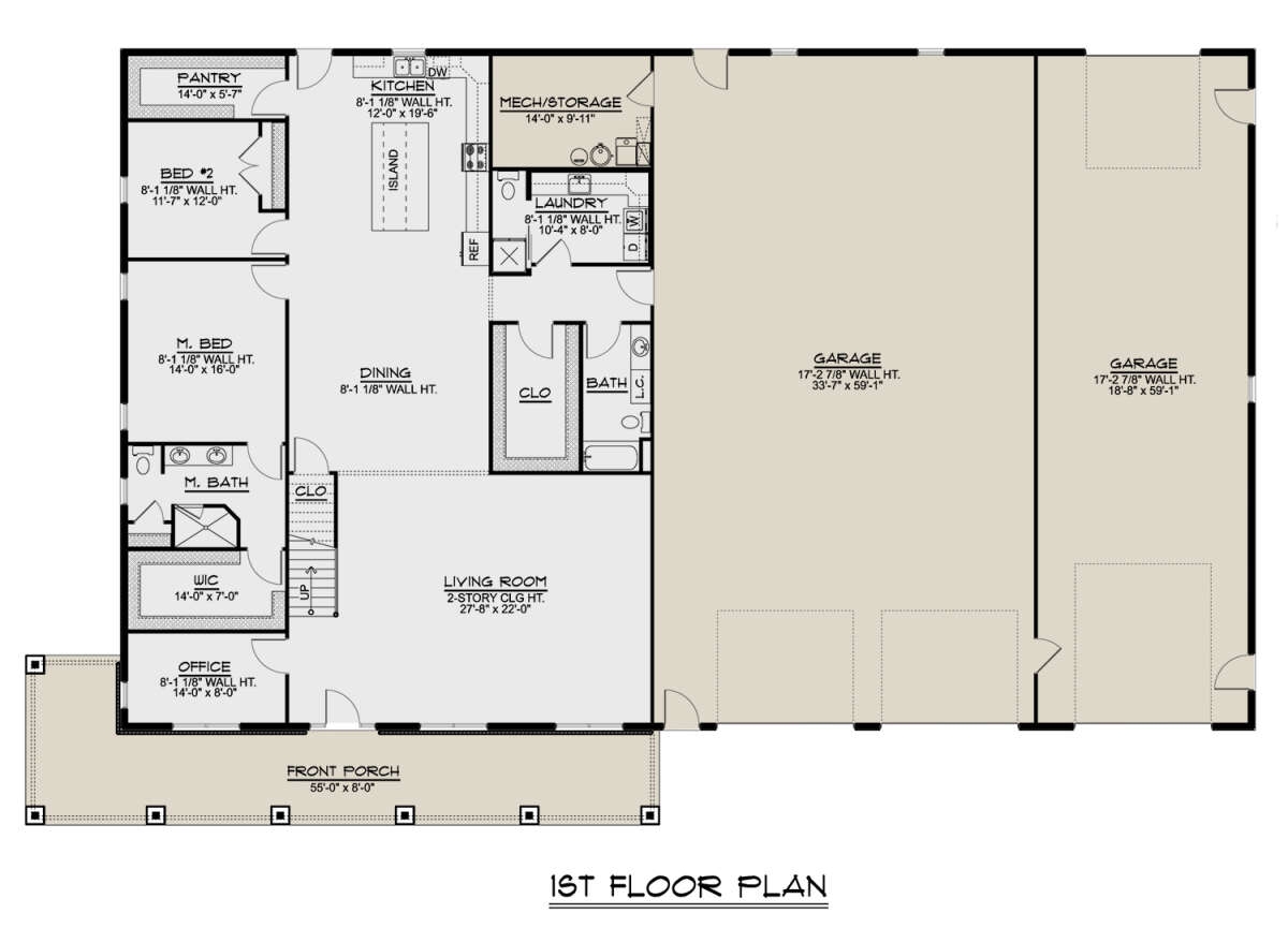 4 Bedroom Pole Barn House Plans