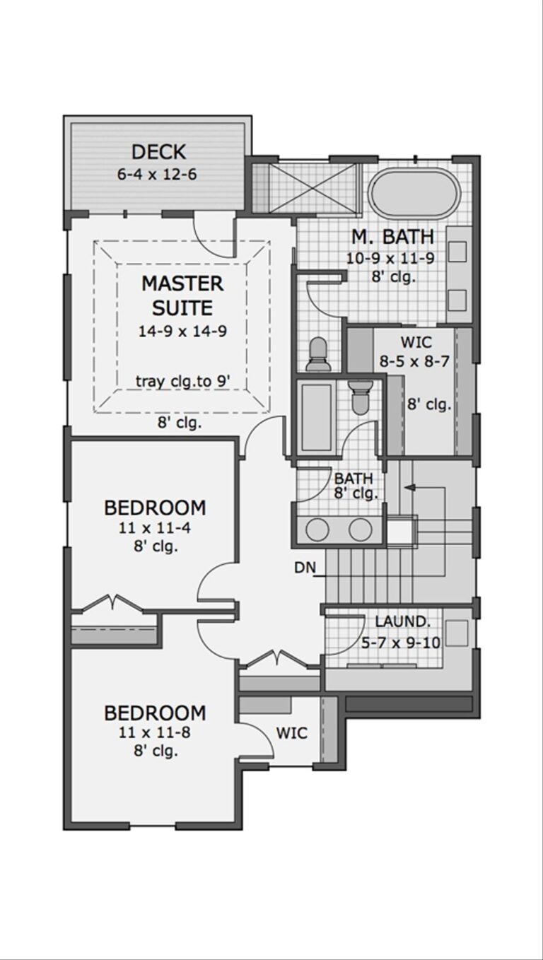 Bungalow Style House Plan 3 Beds 2 5 Baths 2361 Sq Ft Plan 51 