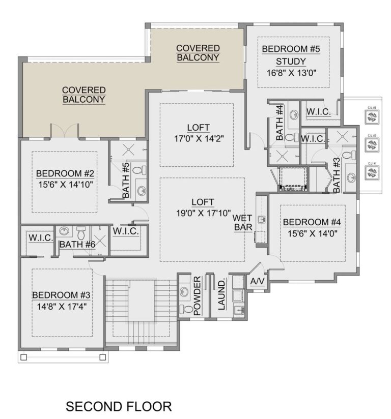 Coastal Plan 5 444 Square Feet 5 Bedrooms 7 Bathrooms 5565 00168