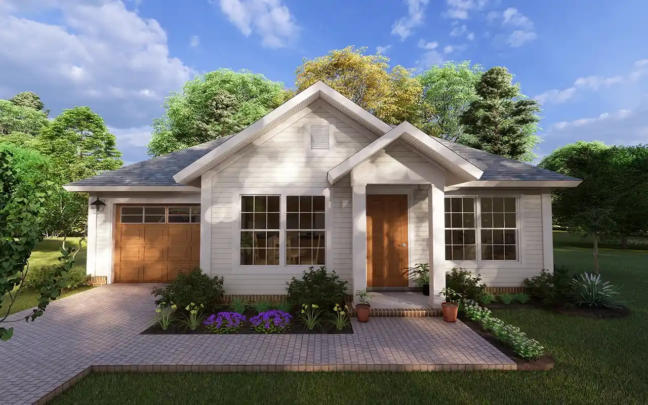 2 Bedroom Craftsman Style House Plans