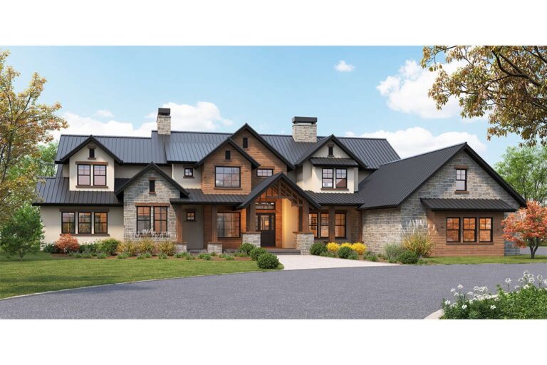 Craftsman Plan 6 535 Square Feet 6 Bedrooms 7 Bathrooms 5631 00180