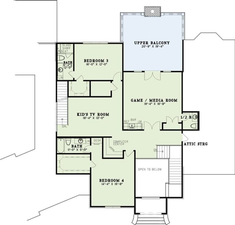 European Style House Plan 4 Beds 4 5 Baths 4949 Sq Ft Plan 17 2489 Houseplans