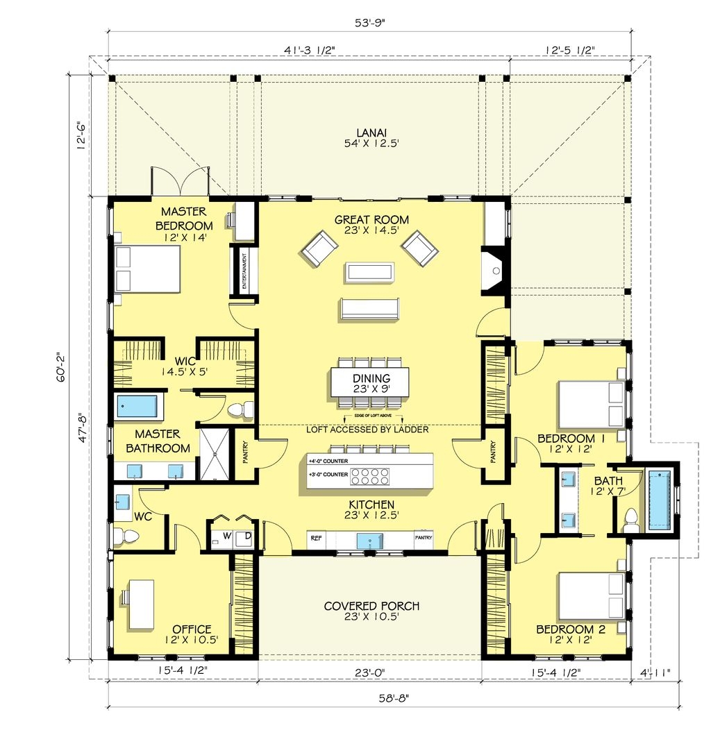 3 Bedroom Farmhouse House Plans