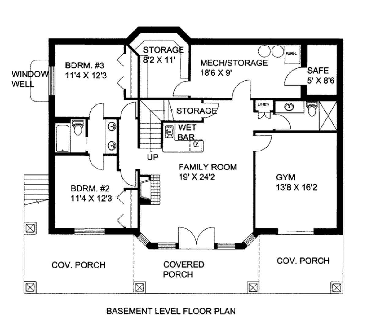 3 Bedroom House Plans With Basement