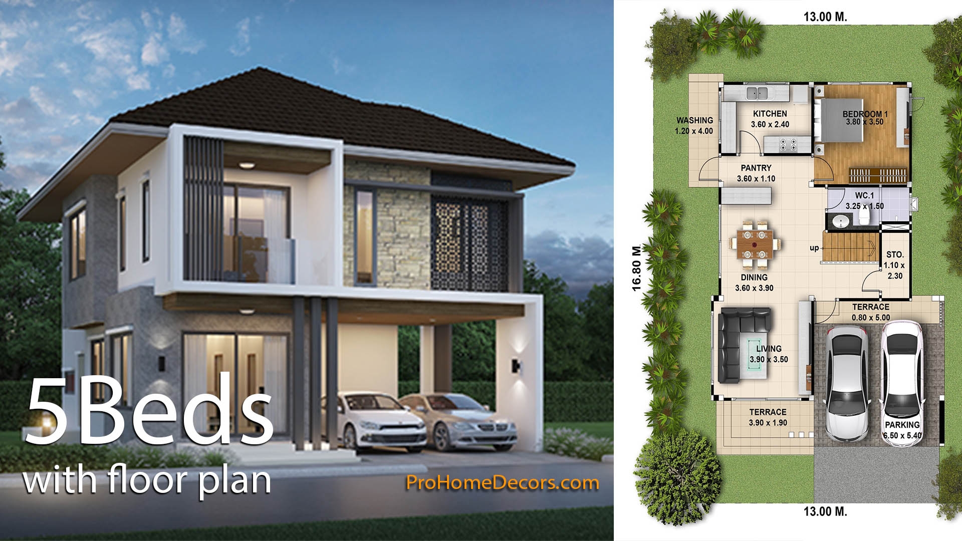 5 Bedroom House Plans 3d
