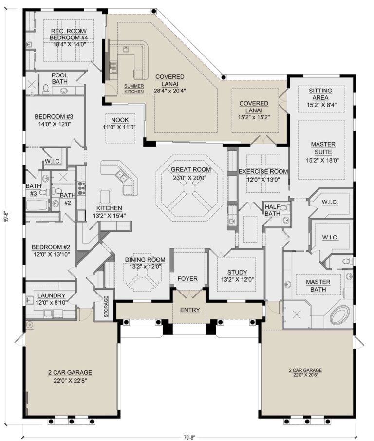 House Plan 5565 00151 Contemporary Plan 4 211 Square Feet 4 Bedrooms 4 5 Bathrooms