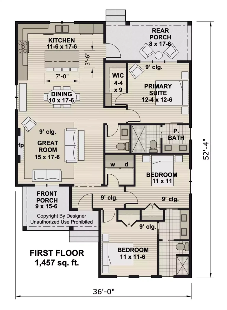 Kelsey Small 3 Bedroom Country Style House Plan 10326 10326