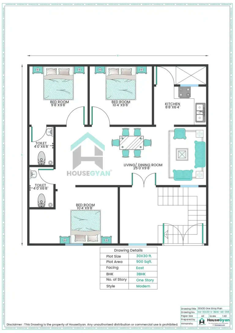 Low Budget Modern 3 Bedroom House Design