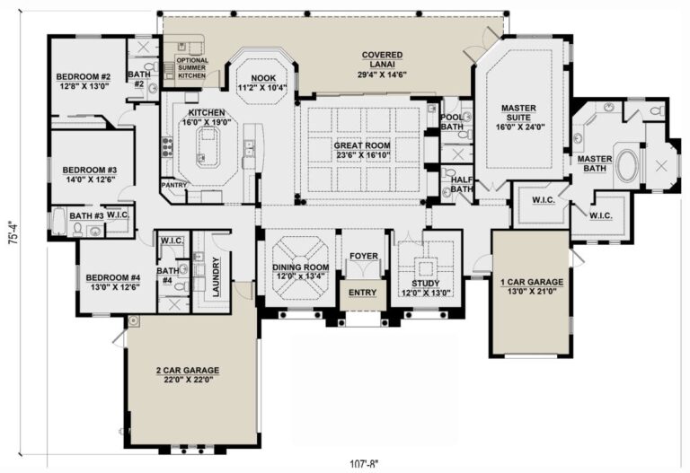 Mediterranean Plan 3 810 Square Feet 4 Bedrooms 5 5 Bathrooms 5565 00139