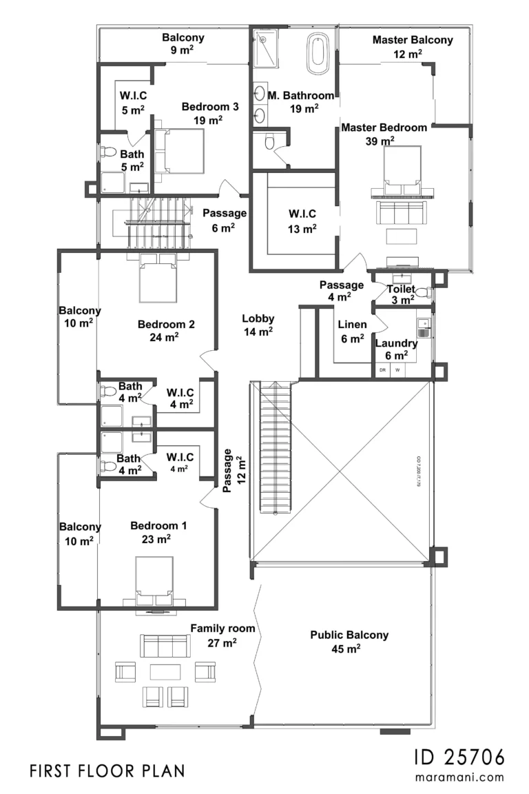 Modern 5 Bedroom Mansion ID 25706
