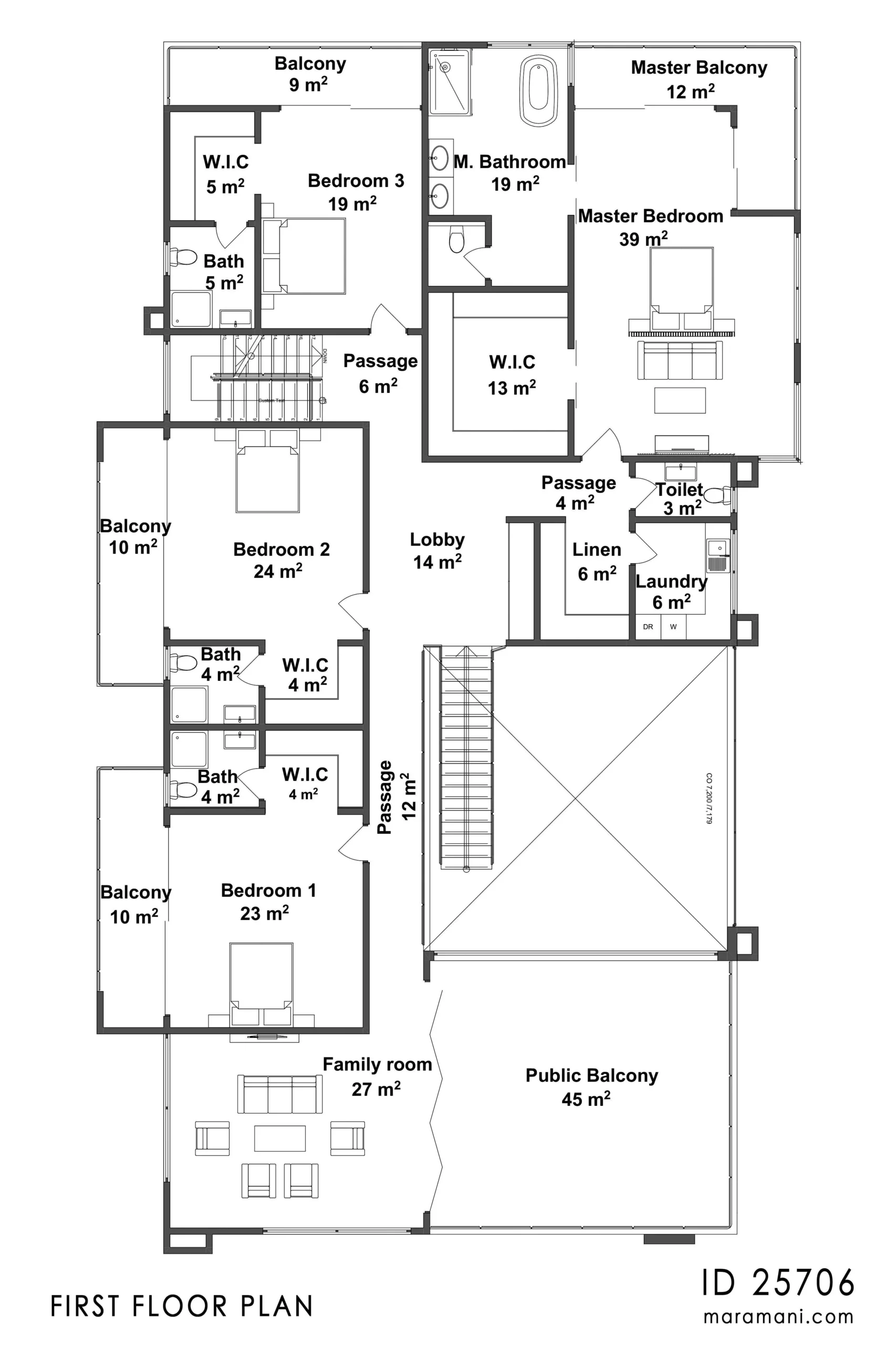 Five Bedroom Modern House Plans
