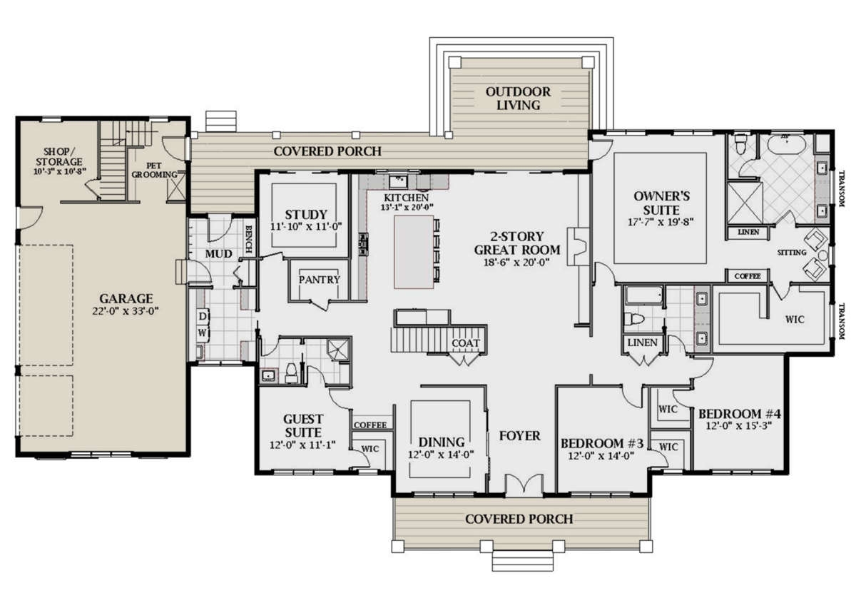 6 Bedroom Farm House Plans