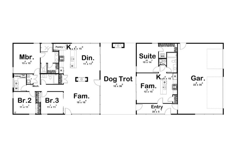 Murfreesboro 43964 The House Plan Company