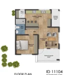 One Bedroom House Design ID 11104 Floor Plans By Maramani