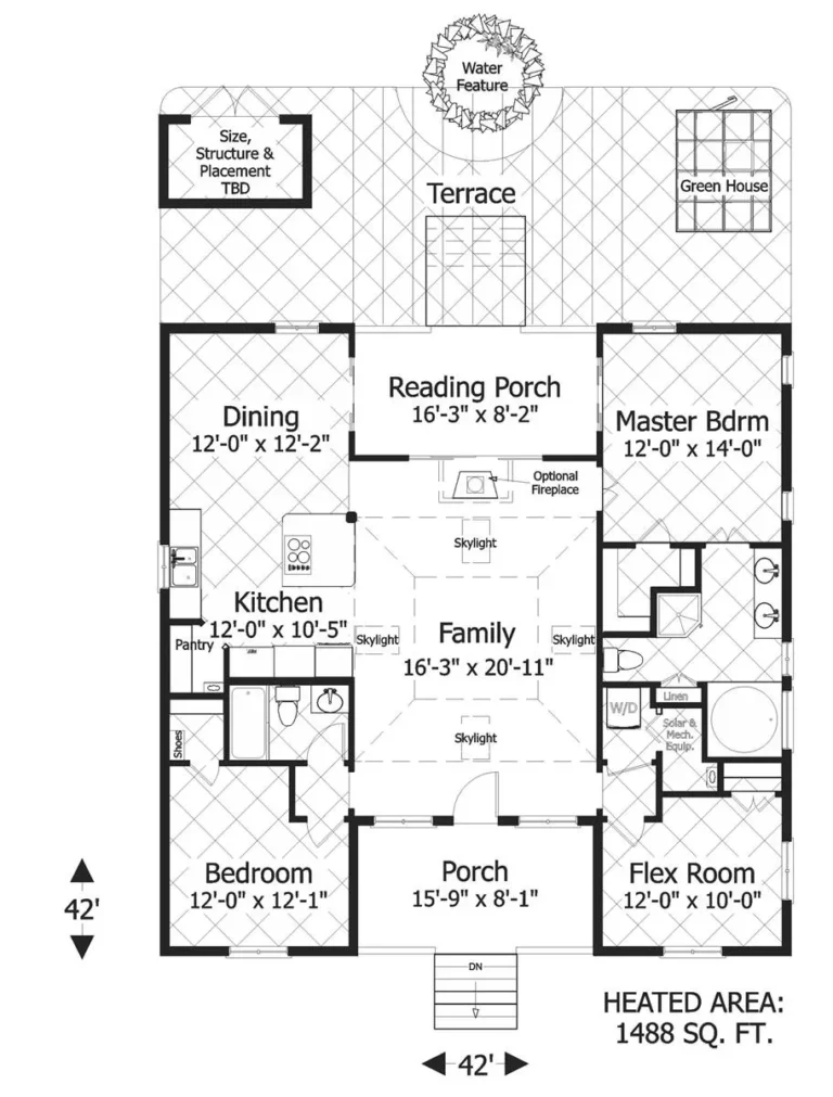The Eco Box 3107 3 Bedrooms And 2 Baths The House Designers 3107
