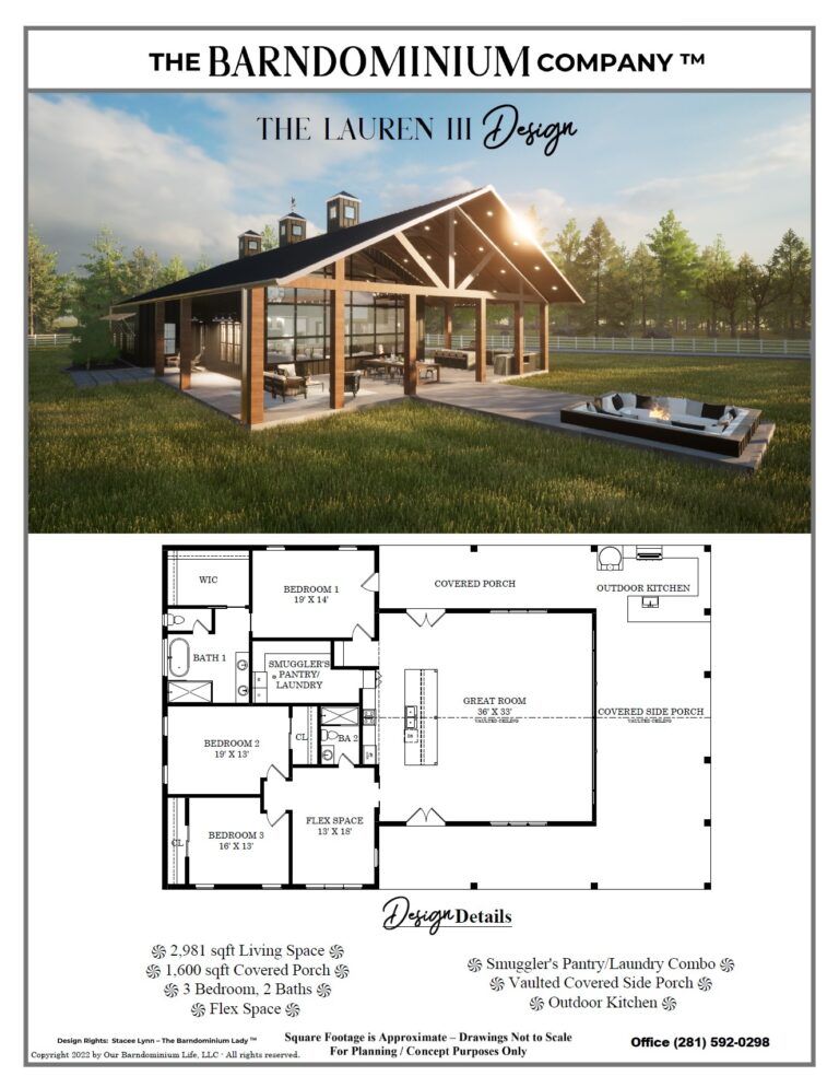 THE LAUREN III The Barndominium Company