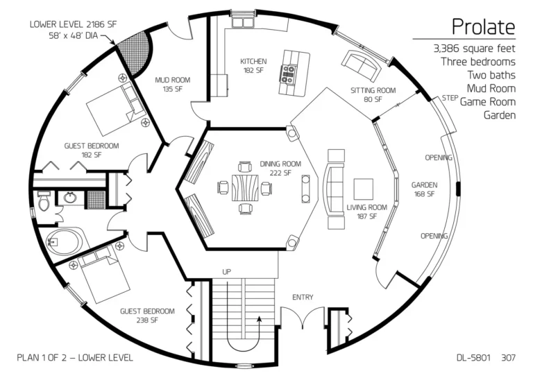 Three Bedroom Monolithic Dome Floor Plans Monolithic Dome Institute