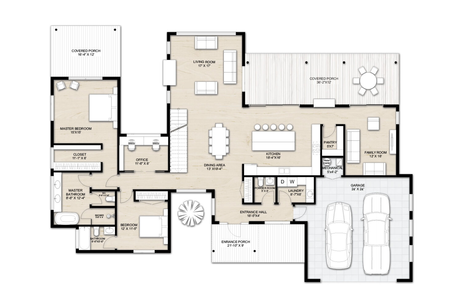 House Plans For 4 Bedroom House